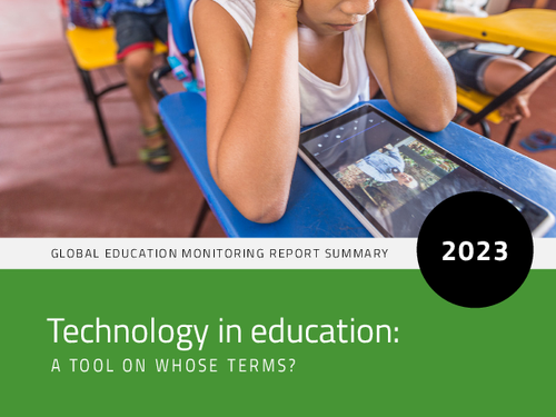 Austria Presentation of the UNESCO GEM-Report: "Technology in Education: A Tool On Whose Terms?"